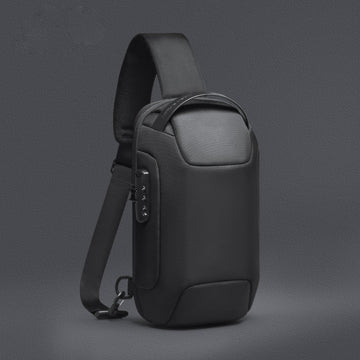 Sling Crossbody  Bag with TSA Anti-theft Lock Men Crossbody Bag Free-Charging Men Shoulder Bag